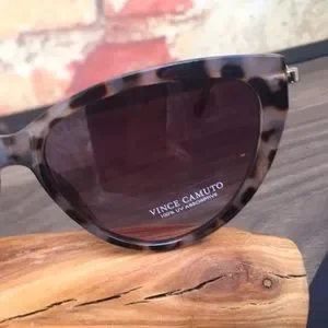 Vince Camuto Silver Gray Aviator Sunglasses with Double Bridge Vince Camuto VM627 CL Aviator Pilot Sunglasses Clear Silver  main image 4